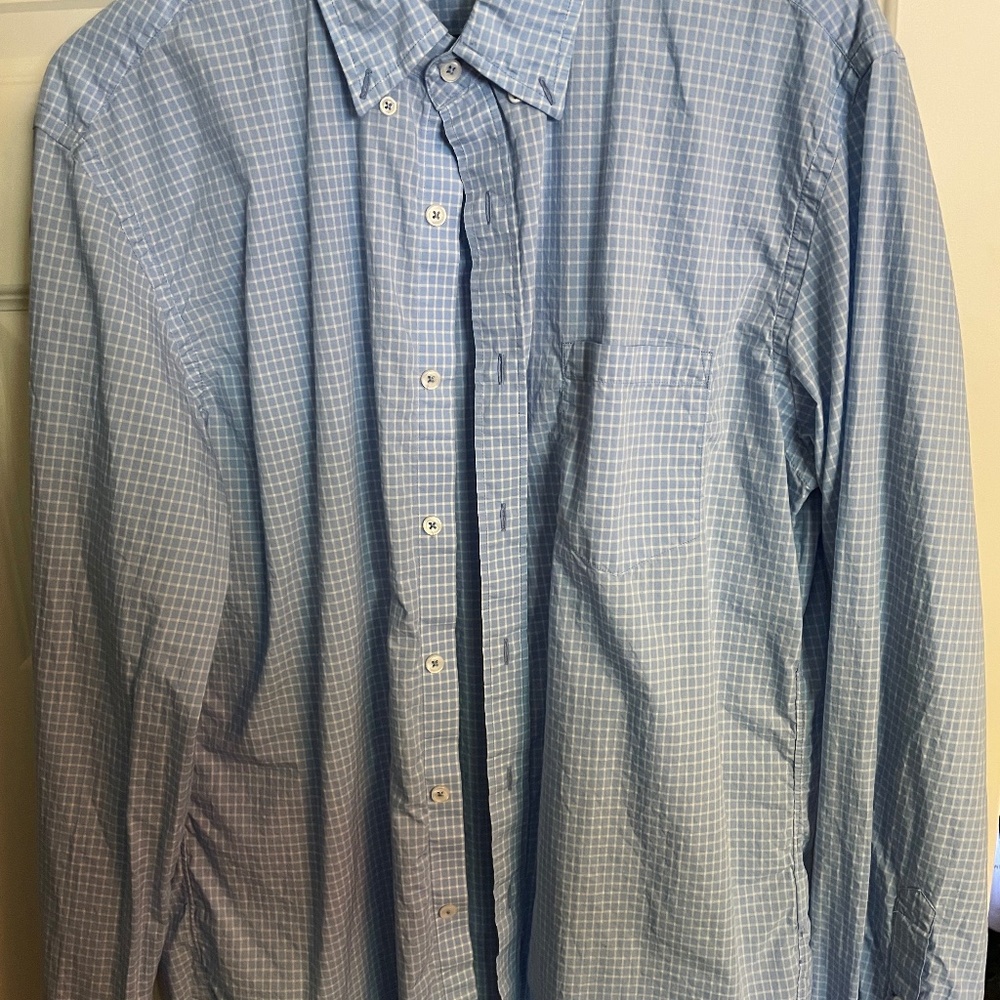 Mens J. Crew Size Large Button Up Casual Shirt